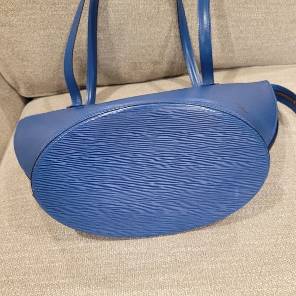 🔹️ LOUIS VUITTON🔹️ Saint Jacques blue tote bag and matching wallet + COA ✨️💙